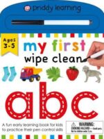 My First Wipe Clean ABC: A fun early learning book for kids to practice their pen control skills BookStudio.lk Sri Lanka